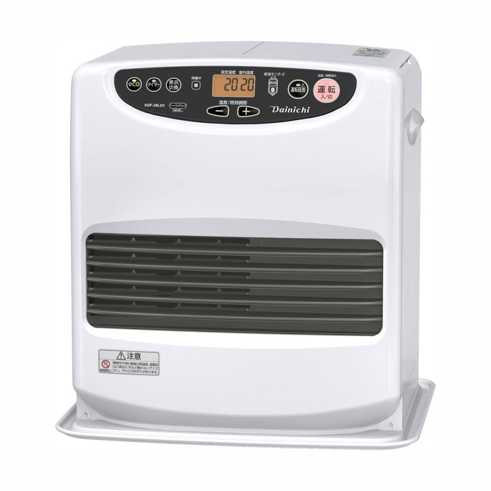 ダイニチ 石油ファンヒーター 木造10畳 ムーンホワイト 専用収納