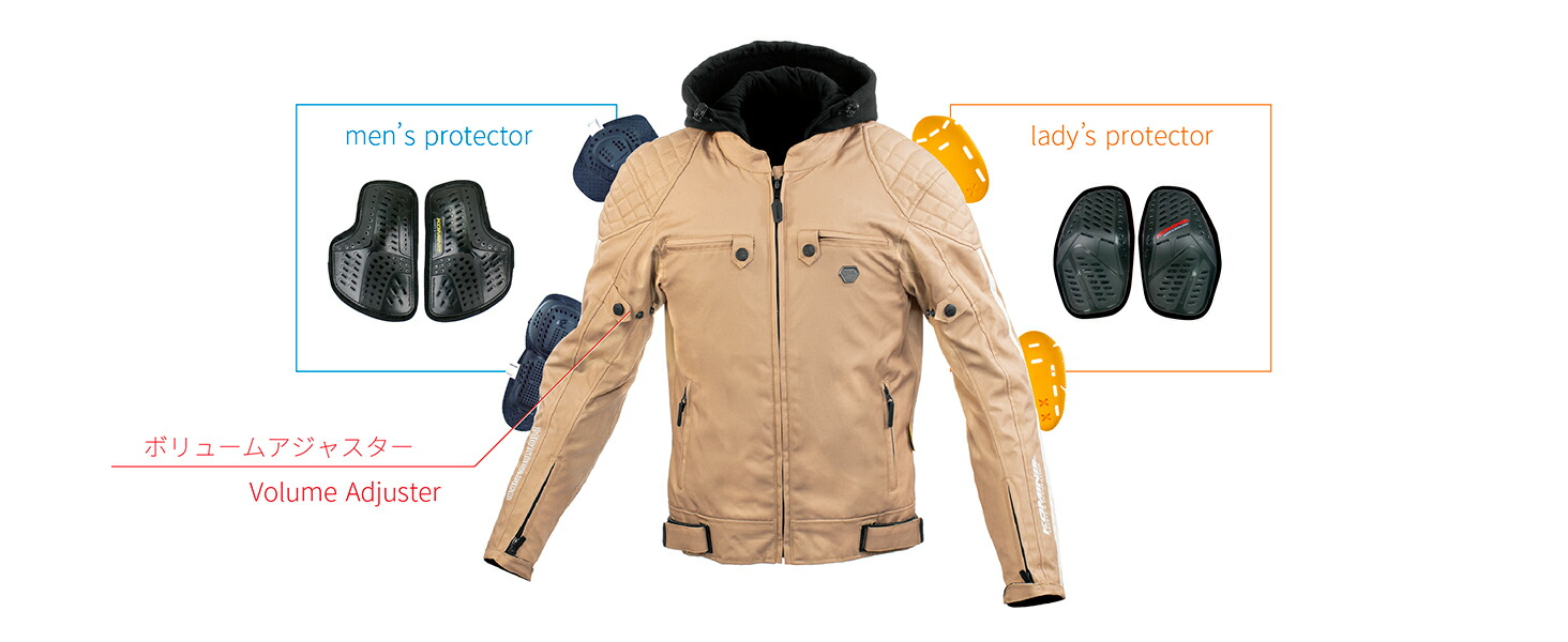 コミネ公式】JK-614 プロテクトウインターパーカ | KOMINE | KOMINE