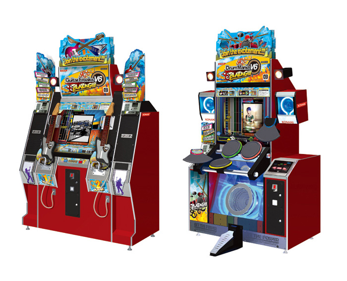 GuitarFreaksV6 & DrumManiaV6 BLAZING!!!! | KONAMI コナミアーケード