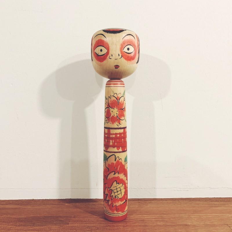 瀬谷重治のたこ坊主 ｜ 土湯系・中ノ沢系こけし・福島県 ｜ 郷土玩具