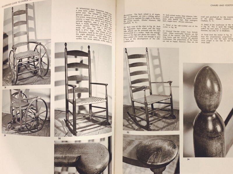 シェーカー家具の本 ILLUSTRATED GUIDE TO SHAKER FURNITURE ｜ 1972年
