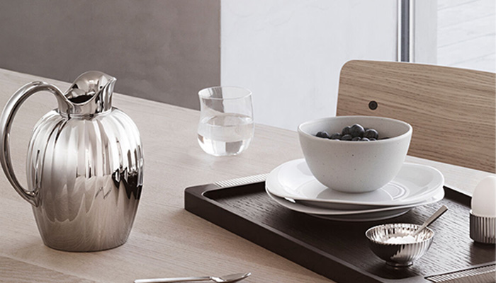 ジョージジェンセンエコーンsterling925特大グレービーレードル 202g