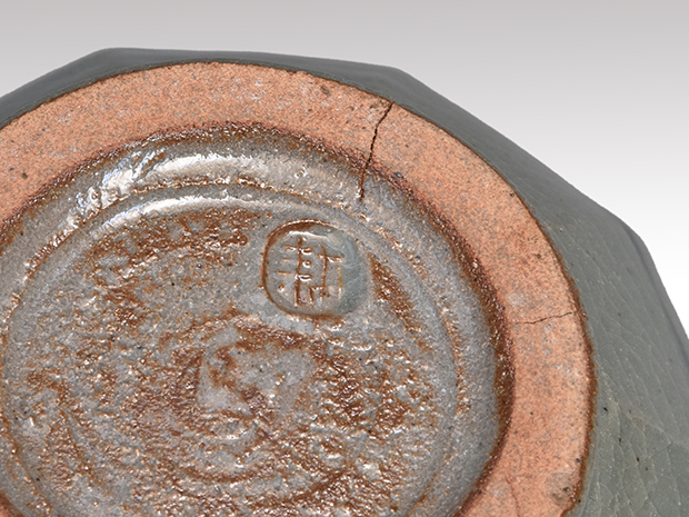 田村耕一（造）椿文面取長首壷 共箱 人間国宝 | 古美術ささき