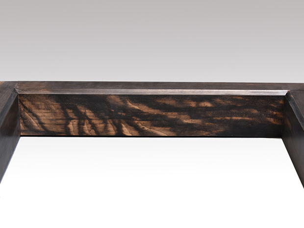 黒柿 炉縁 萬匠（作） 共箱 未使用 | 古美術ささき