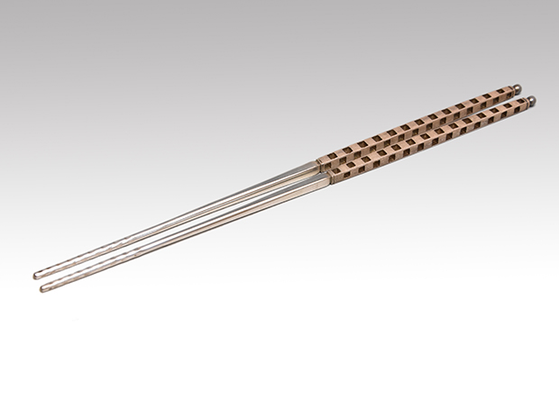 1970年代◇老舗京都 清昌堂 茶道具 本物総銀製 炉用灰さじ 重さ108.4g