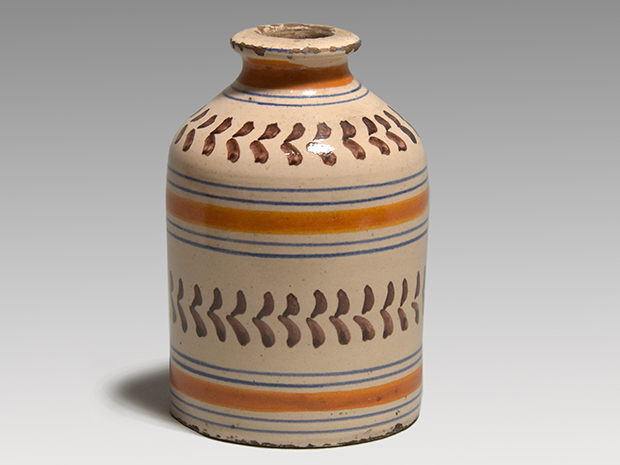 江戸時代 舶来 紅毛 阿蘭陀 色絵 陶器 小壺 一輪挿し 小花瓶 | 古美術