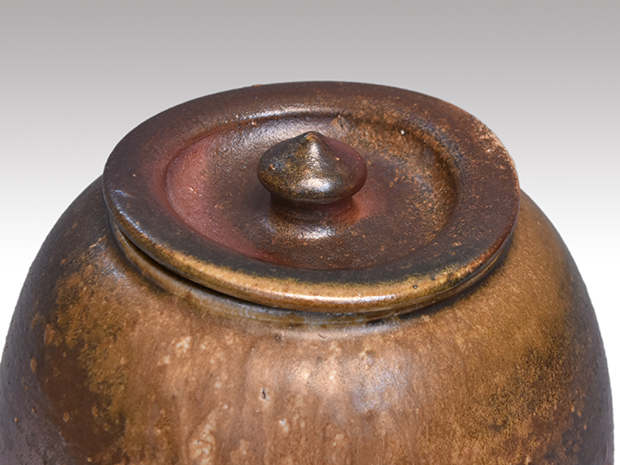 人間国宝 山本陶秀（造）備前芋頭水指 共蓋 共箱 | 古美術ささき