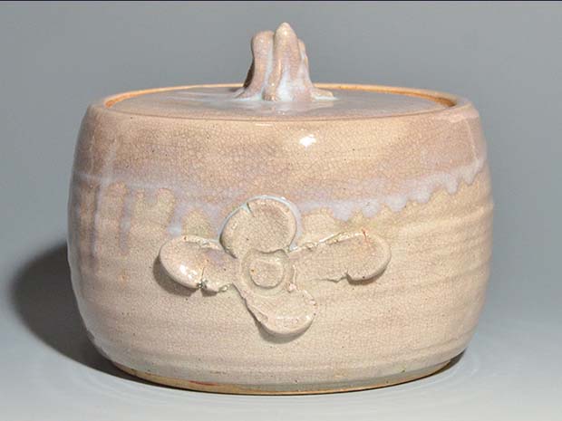 萩焼水指 十世 坂高麗左衛門(作) 共箱 | 古美術ささき