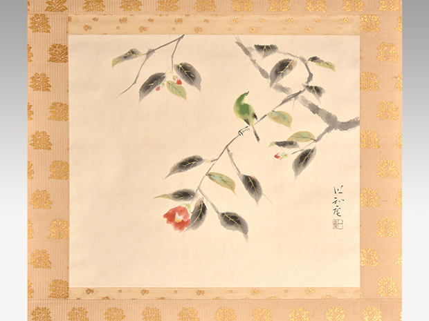 田中以知庵 紙本横幅8号 「清秋」 共箱 二重箱 | 古美術ささき