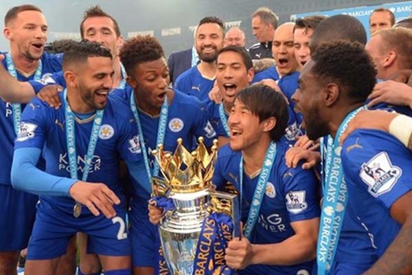 イングランドプレミアリーグでレスター・シティが遂にやりました