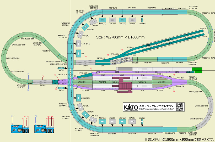 KATO鉄道模型ホームページ | ユニトラック レイアウトプラン特集