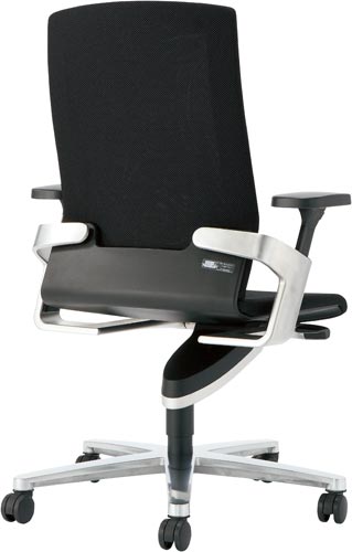 ウィルクハーン ON ハイバック オフィスチェア 布張りタイプ 肘置き