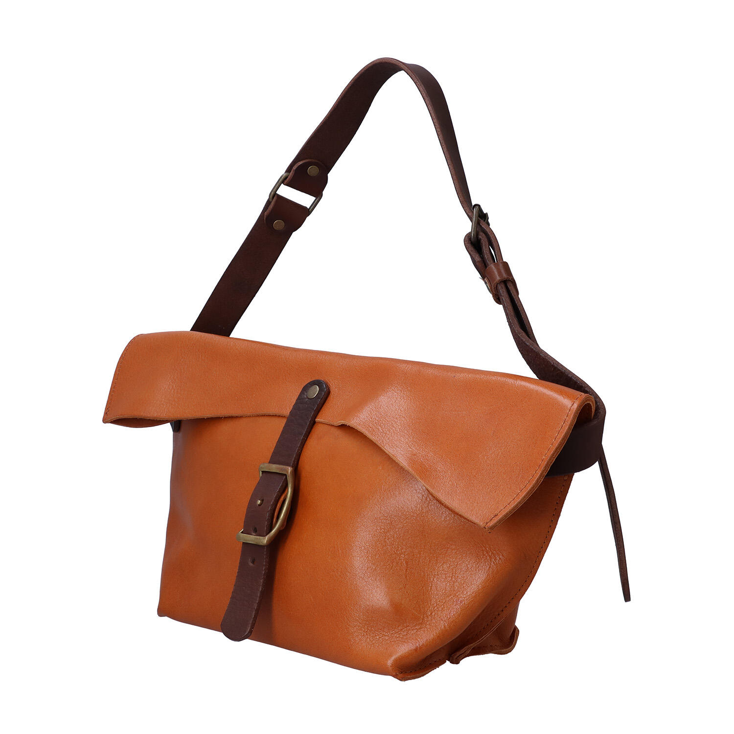 オイルレザー ヌメ革 メッセンジャーバッグ S | 合同会社 エイチ