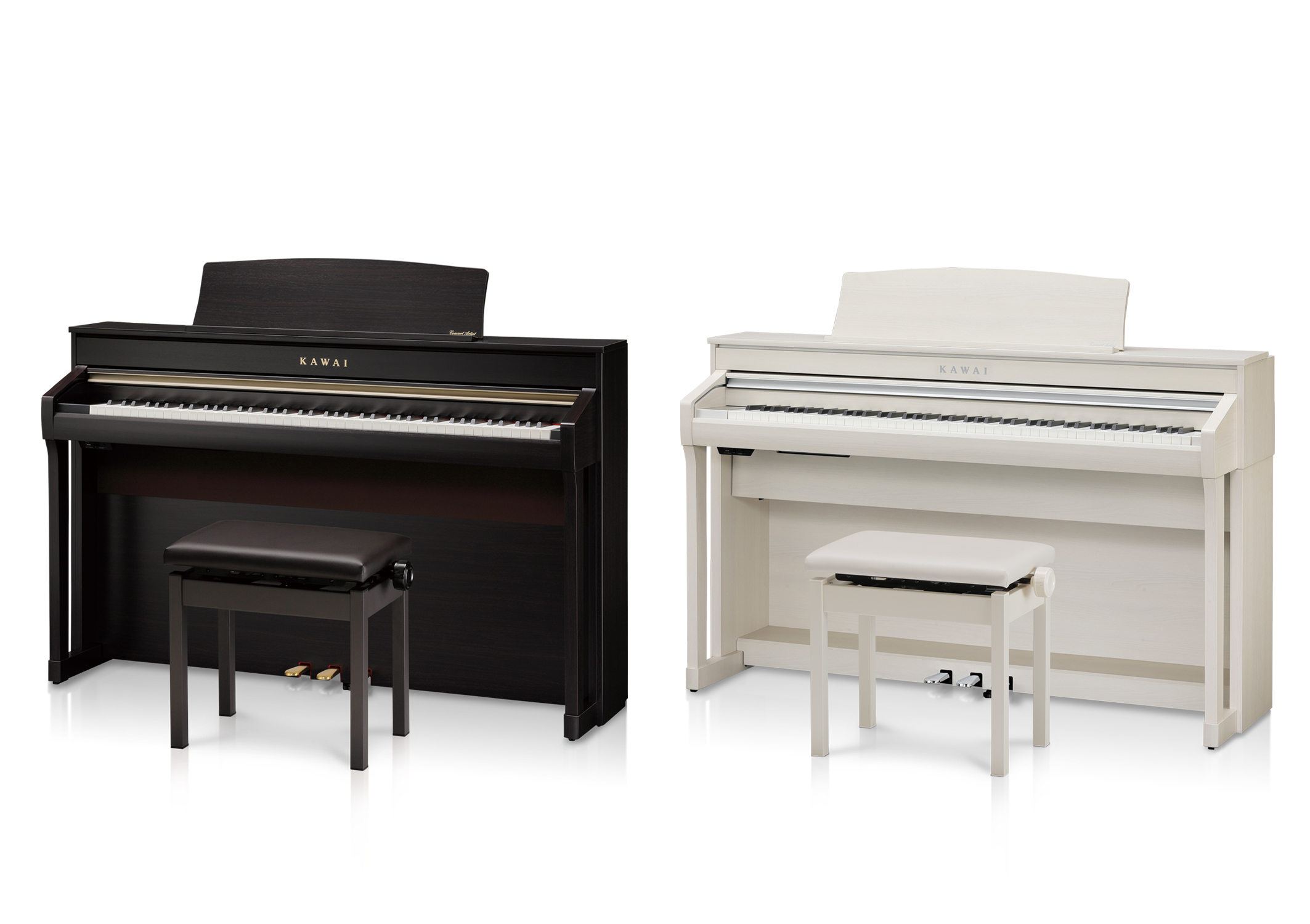 カワイデジタルピアノCA98/78/48を発売します—リビングに、コンサート