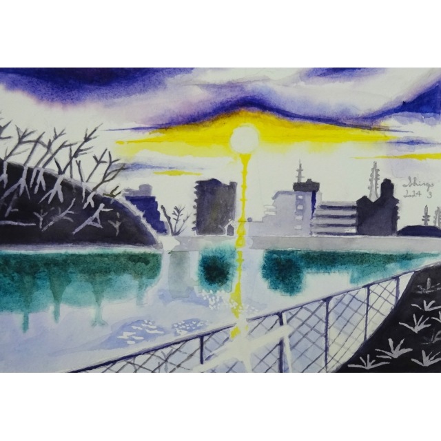 ART】石川佳図真筆(友ヶ島)サムホール ART】石川佳図真筆(友ヶ島