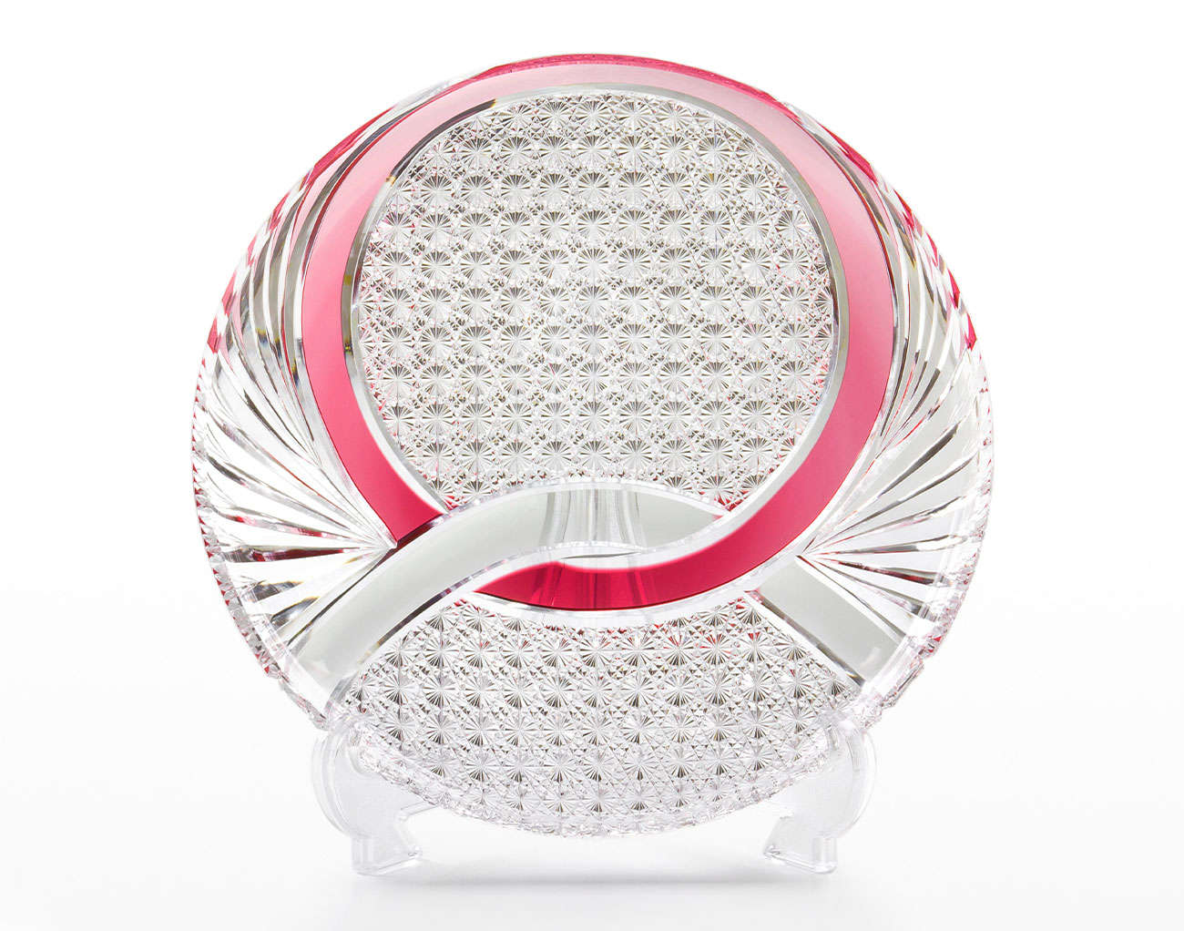 江戸切子 飾り皿＜祝の膳＞ | カガミクリスタル