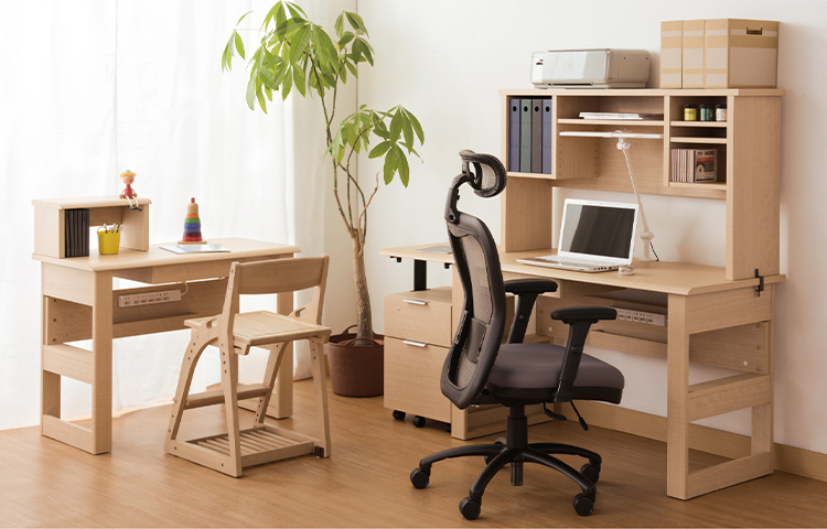 ピュアパーソン】小島工芸 学習デスク リビング 机 ピュアパーソン