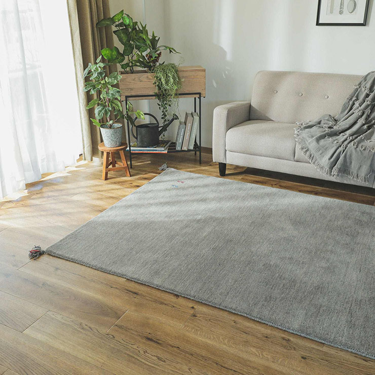 ラグ カーペット 190x240cm ウールラグ アヤカ 6色対応 ホット