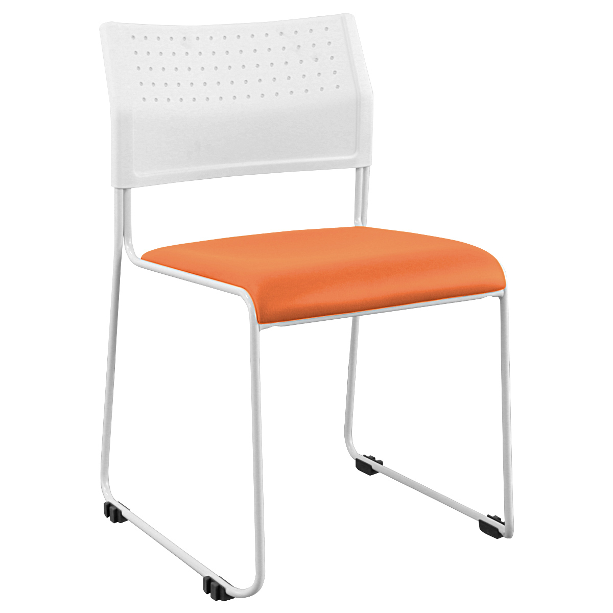 スタッキングチェアNPTレザータイプ 幅500 奥行535 高さ780 NPT-001V