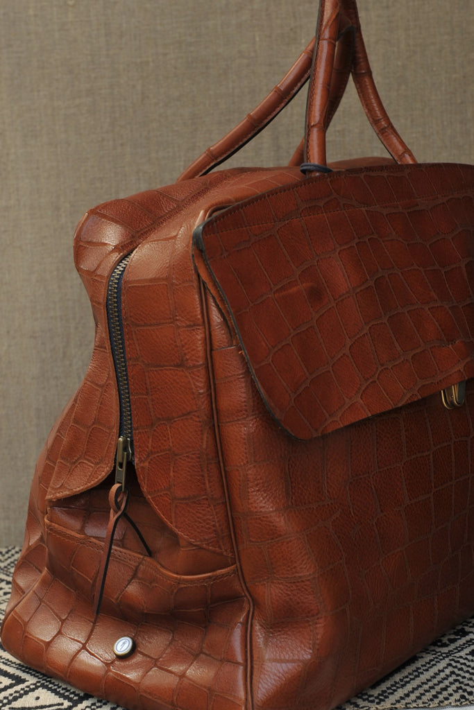 Kai D Utility — Zoom Travel Bag - Croco