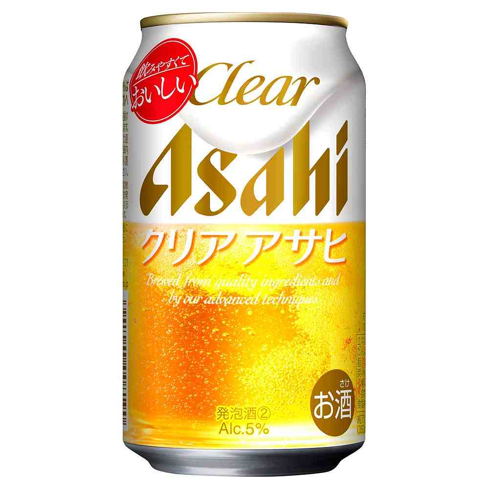 アサヒ クリアアサヒ 350ml缶｜格安・安いお酒の通販／配達ならカクヤス