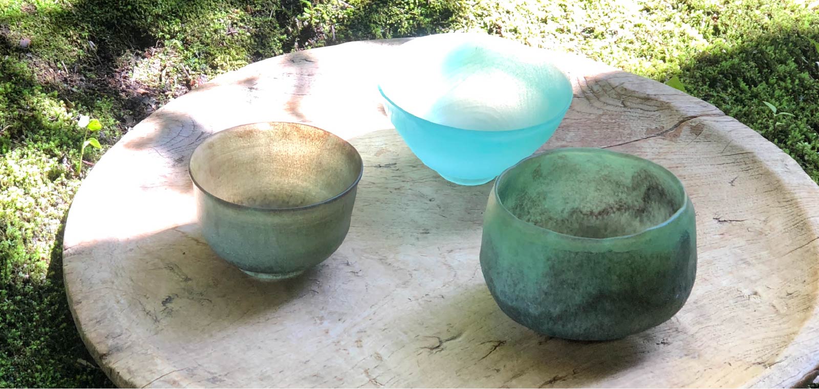 玻璃茶碗 / KANO TOMOHIRO GLASS WORKS - ガラス造形作家 狩野智宏