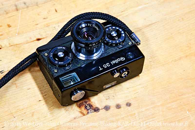 Rollei 35T Black Singapore with Tessar 40mm F3.5 Good condition