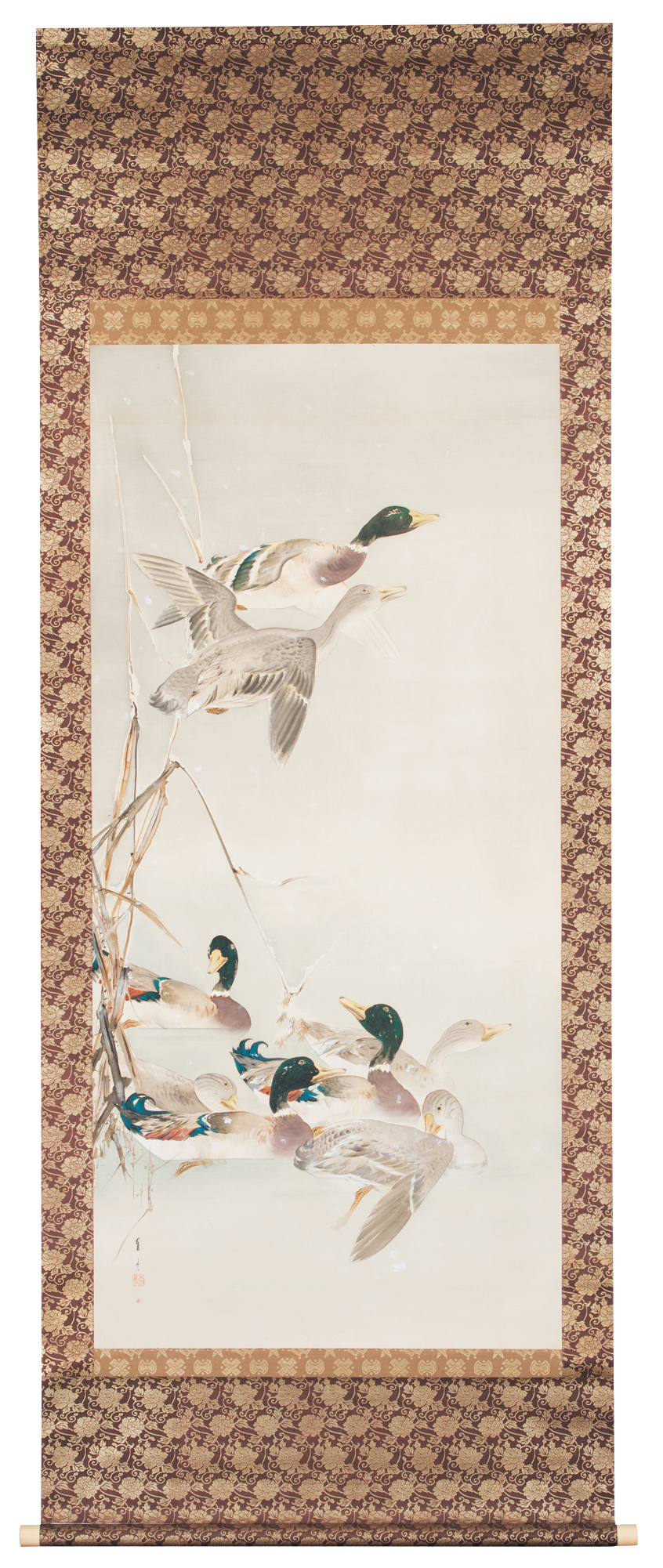 男と女とエクリプス：雪中之鴨図 – 加島美術