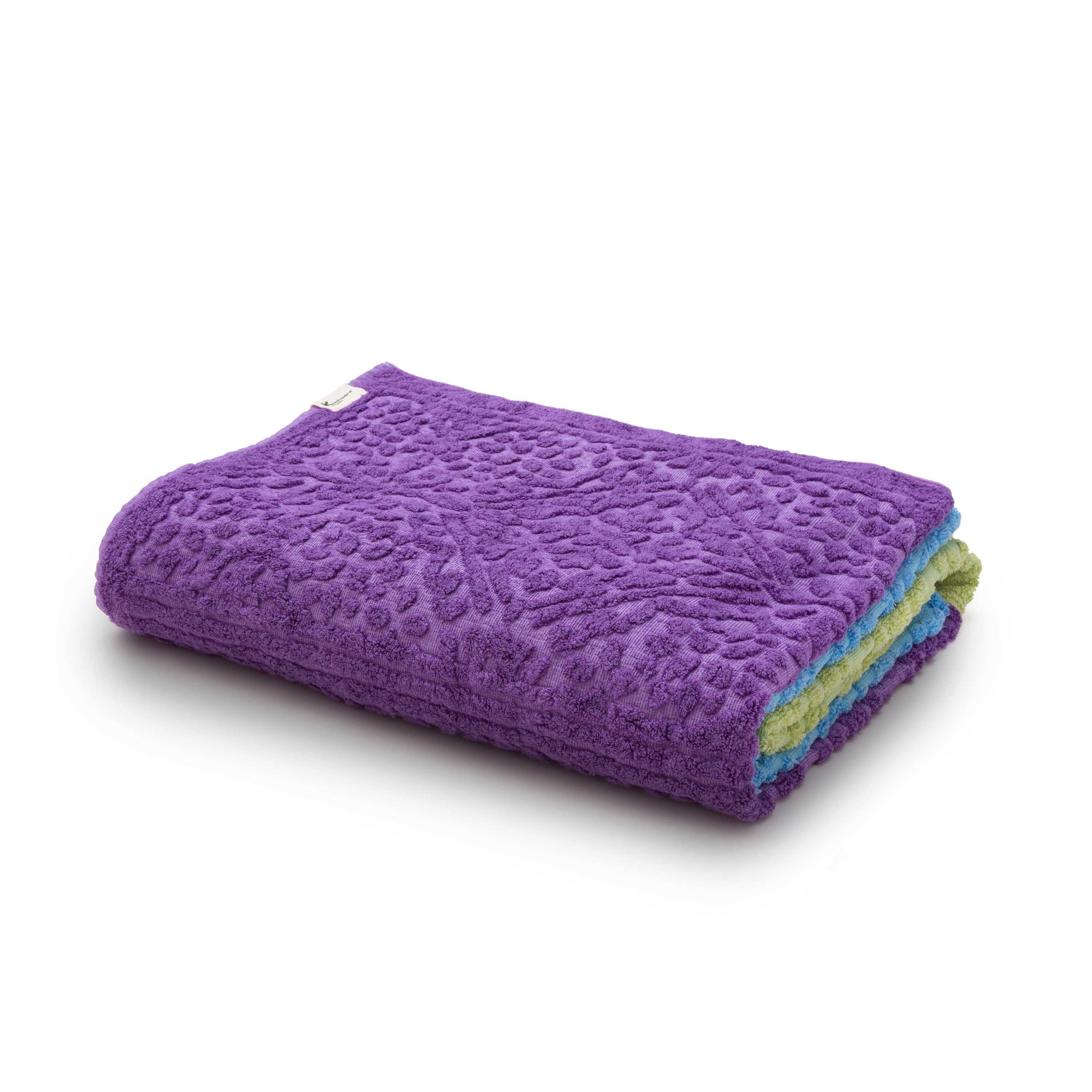 3C BLANKET / KAPUA(142×208cm azurine/meadow grass/iris): TOWEL