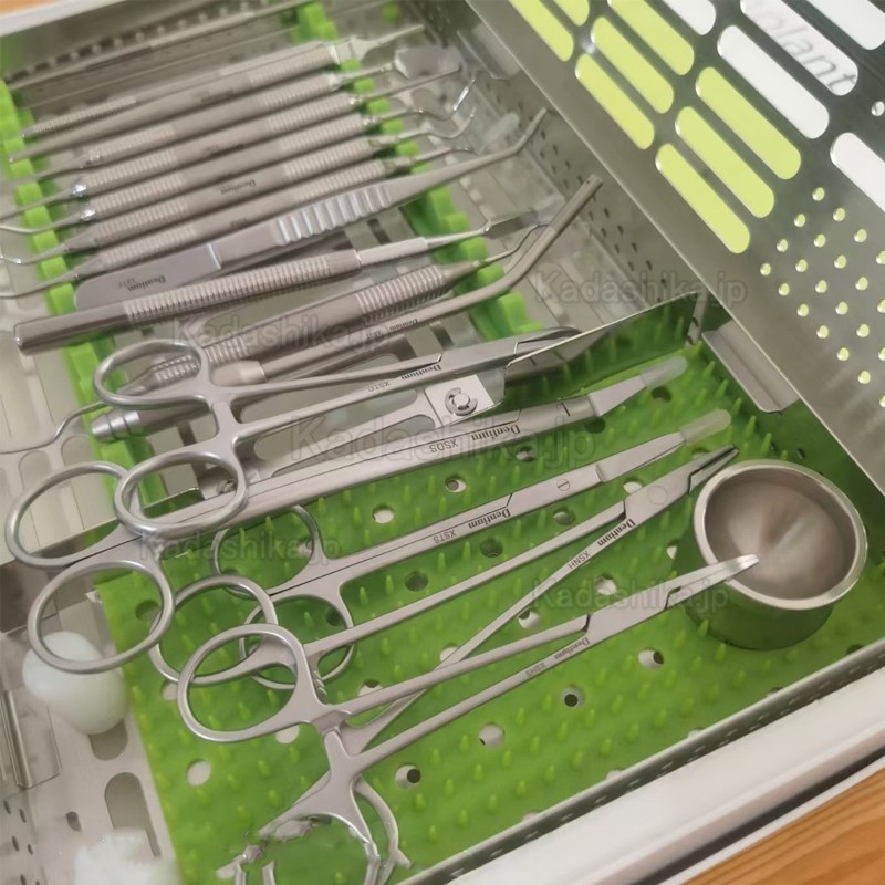 Dentium 口腔外科キット 18pcs 歯科インプラント手術セット - 荷田歯科