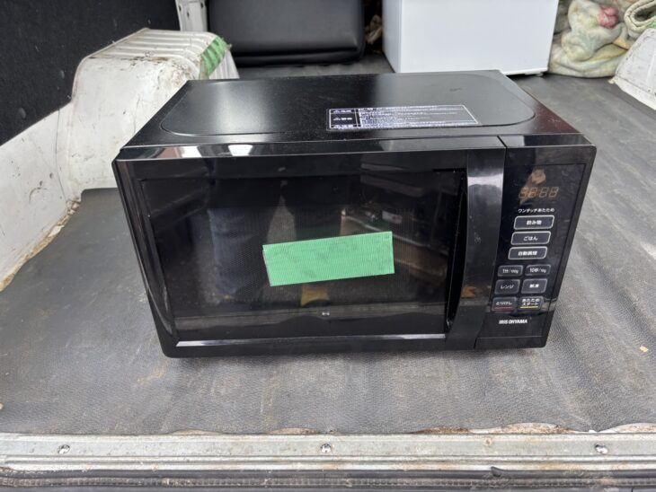 アイリスオーヤマの2023年製 電子レンジ PMB-T178-B【出張買取】群馬県