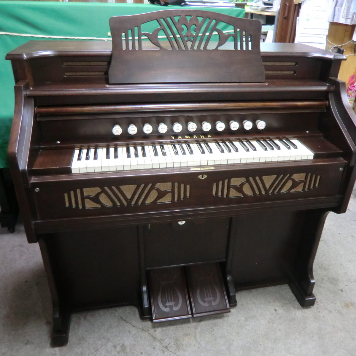 引取限定】山葉 足踏み オルガン 保険証付き YAMAHA ヴィンテージ当時