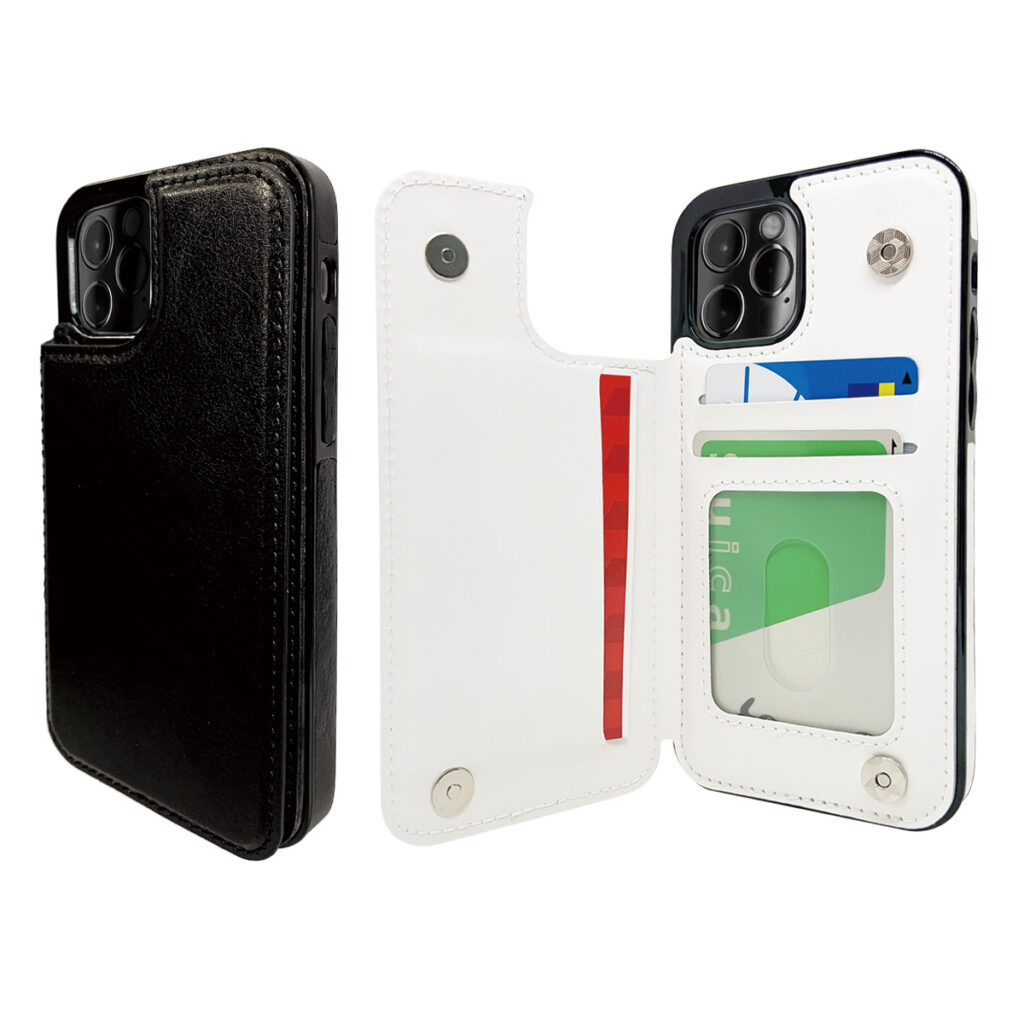 カードポケット付きiPhoneケースをオリジナルデザインで制作