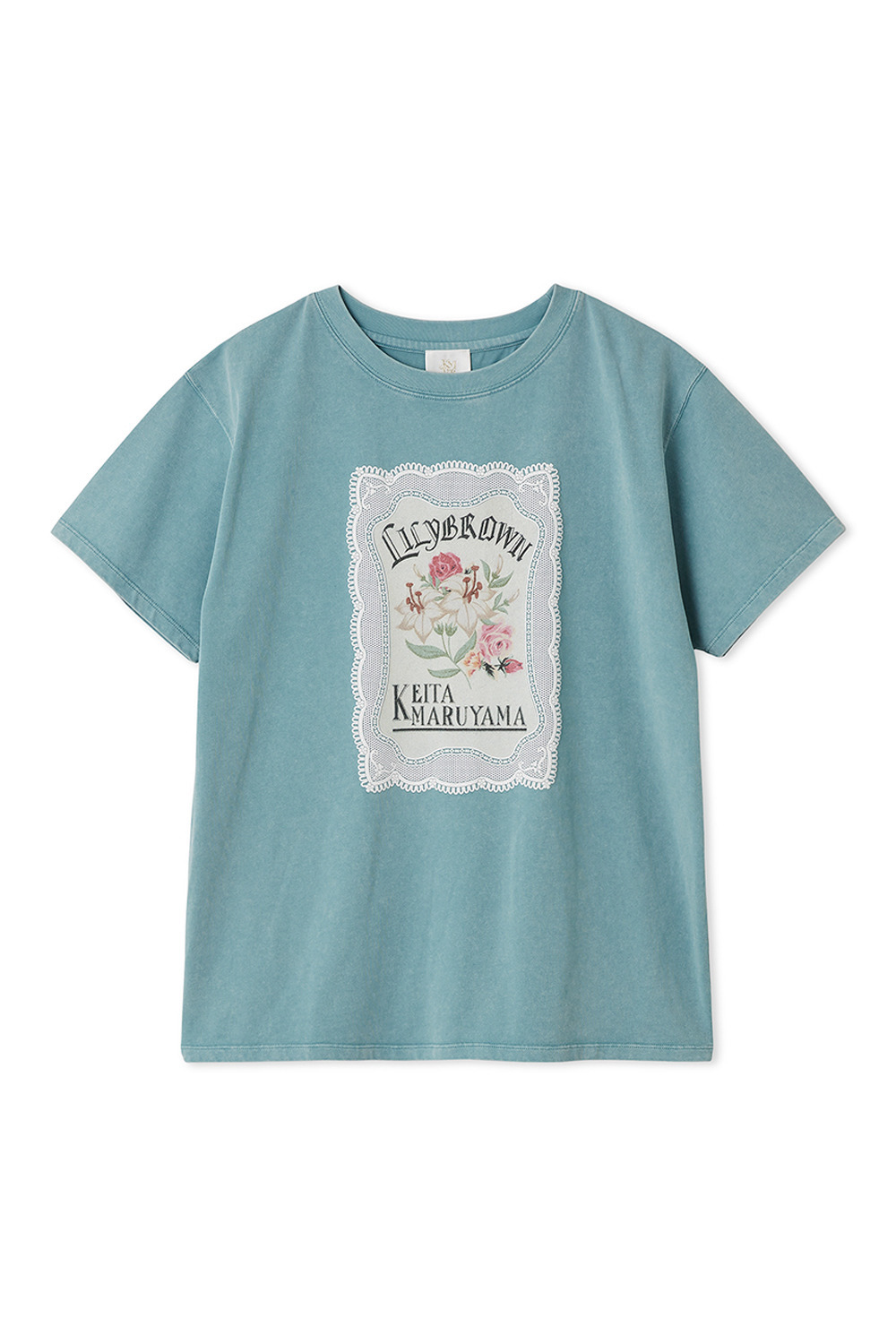 LILY BROWN】Collaboration Lace Graphic Tシャツ｜KEITAMARUYAMA