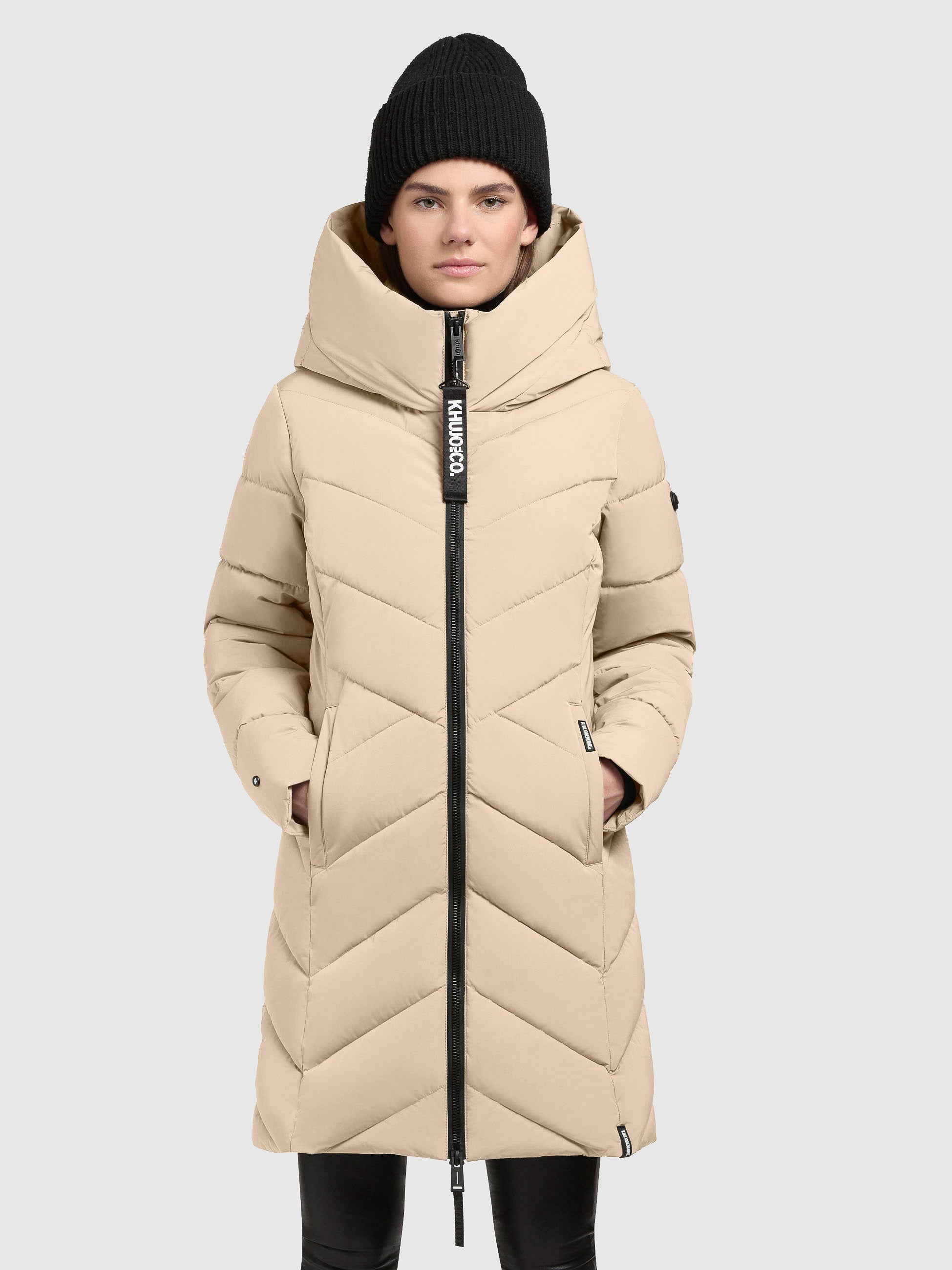 Coat CHARLYN4 Black – KHUJO