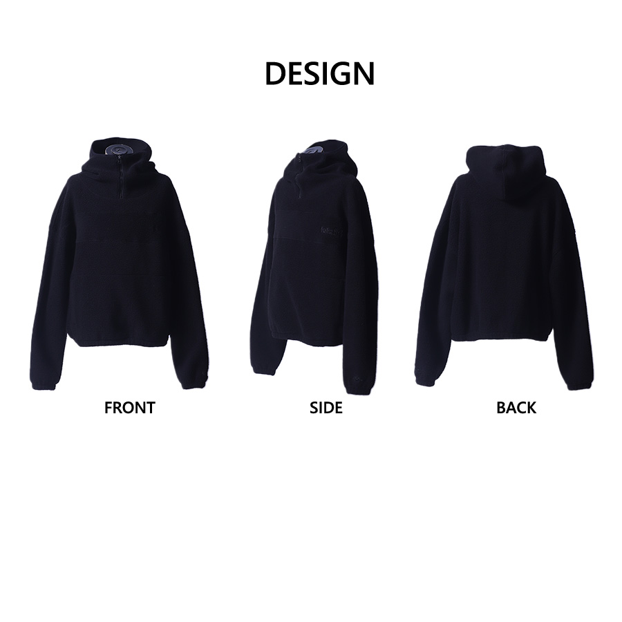 maho × Kitson me コラボボアハーフZIPパーカー