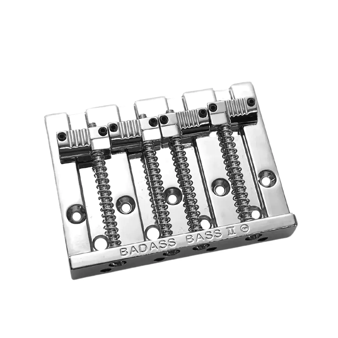 Leo Quan Badass II 4-String Bass Bridge (Chrome) [BB-3342-010