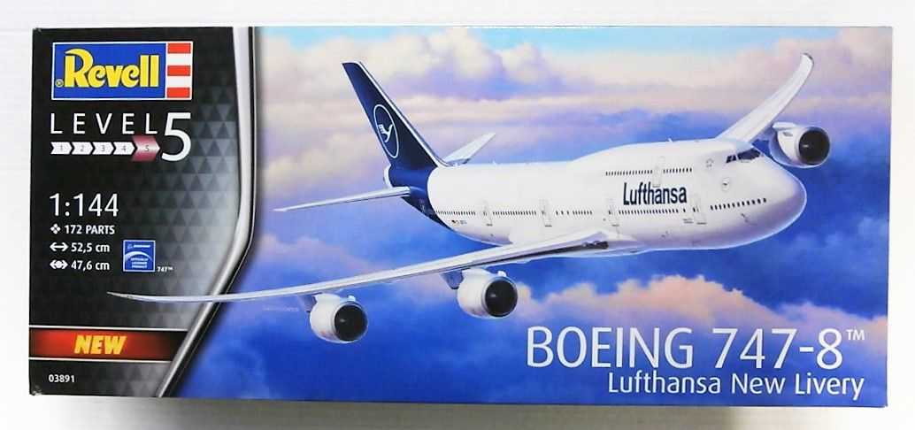 REVELL Models | REVELL 03891 BOEING 747-8 LUFTHANSA NEW LIVERY
