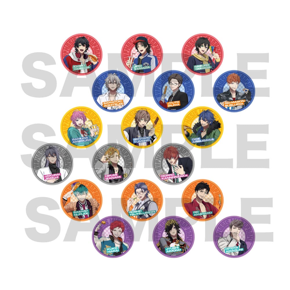 トレーディング缶バッジ (MOVIE CAFE ver.) ヒプノシスマイク