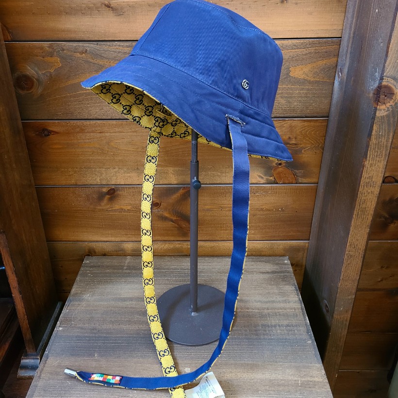 GUCCI/グッチ】リバーシブルバケットハット【買取入荷情報