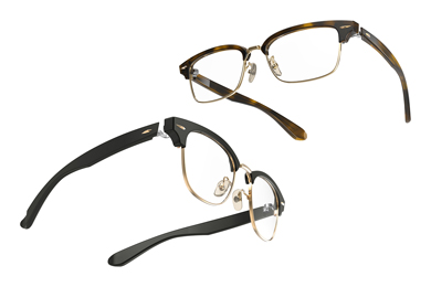 999.9(フォーナインズ)ミックスサーモントメガネフレームM-98 カラー