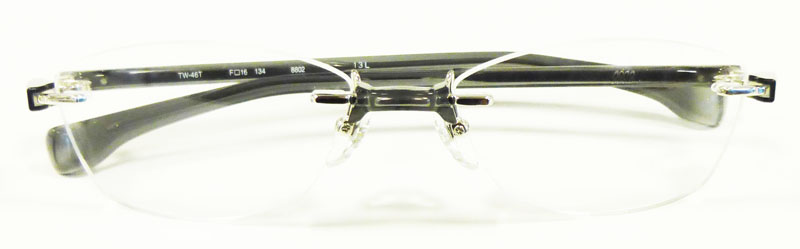フォーナインズメガネふちなしリムレスフレームTW-46T カラー8802