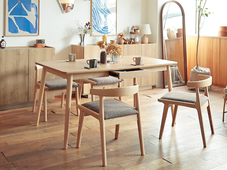 TORINO 木製ダイニングチェアー（4脚セット） 北欧風デザイン TORINO