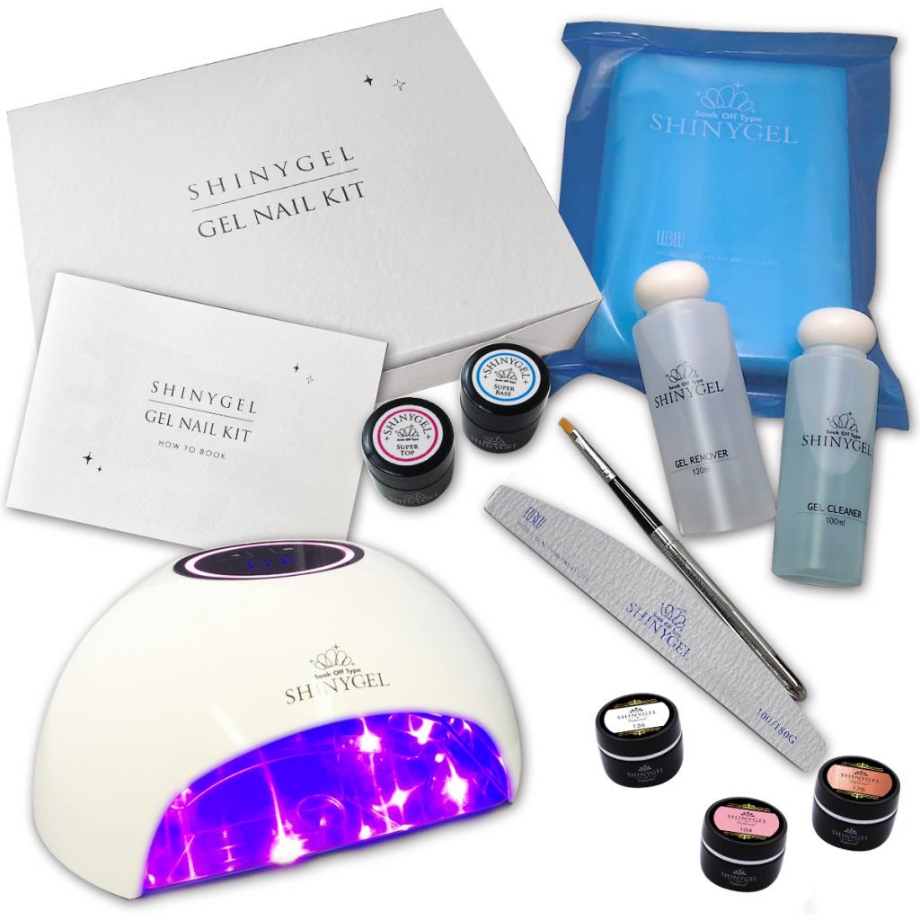 シャイニージェル ジェルネイルキット 11点セット (16W LEDランプ付