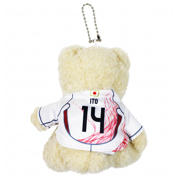 Kemari87 KISHISPO / サッカー日本代表 プレーヤーズベアキーホルダー