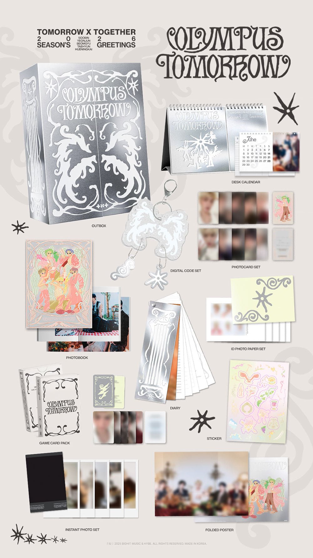 TXT 2026 Season's Greetings OLYMPUS TOMORROW | Official Pre-Order