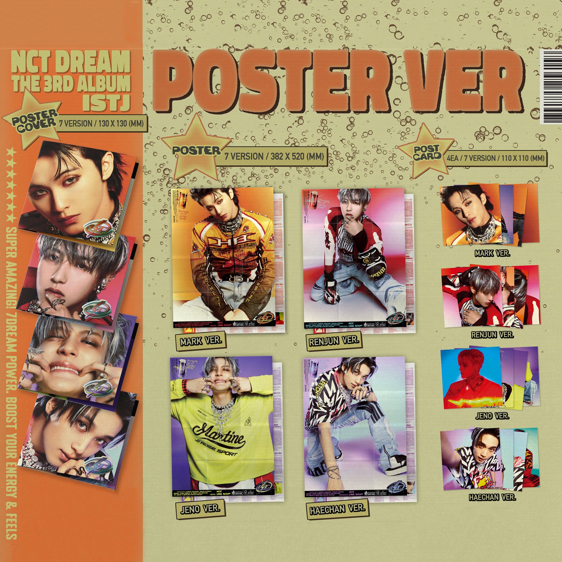 NCT DREAM 3rd Full Album 'ISTJ' (Poster Ver.) – K-POP BAZAAR