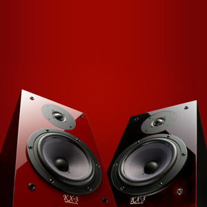 2ウェイ2スピーカー密閉方式漆塗ブックシェルフ型 KX-3U 販売終了商品