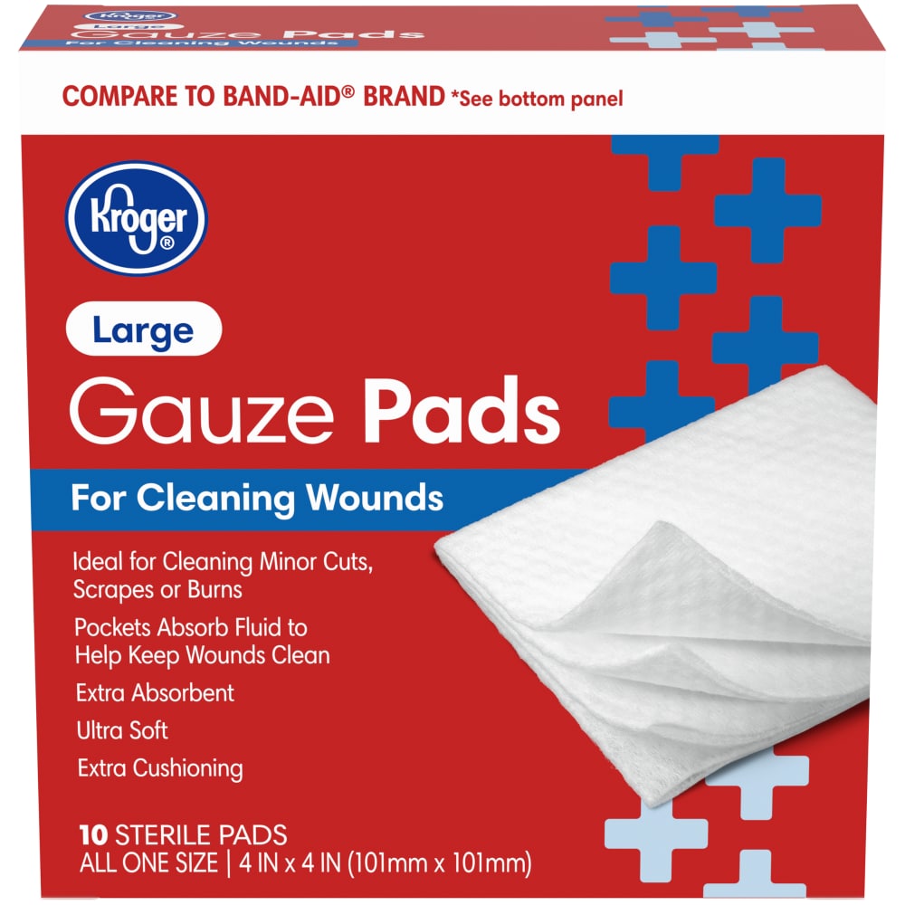 Kroger® Large Gauze Pads, 10 ct - Pick 'n Save