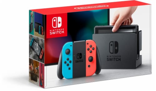 Nintendo Switch with Neon Blue and Neon Red Joy-Con, 1 ct - Kroger